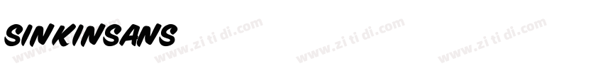 sinkinsans 300字体转换